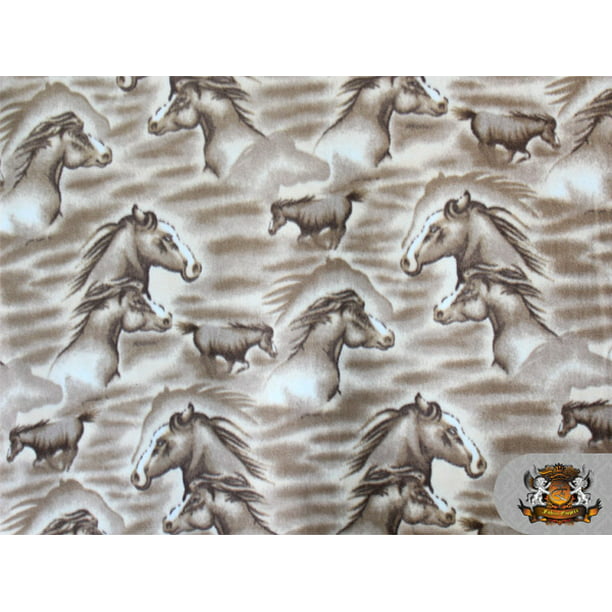 Heavy Horse Fleece With Smooth Outer Fabric